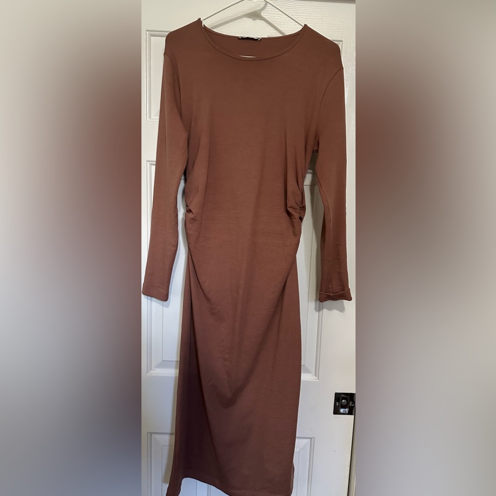 Zara long sleeve bodycon dress